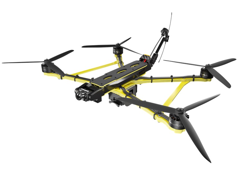 FPV - дрон 10 дюймів "ШПАК" текстоліт поворотна сутінкова камера FLY KROP